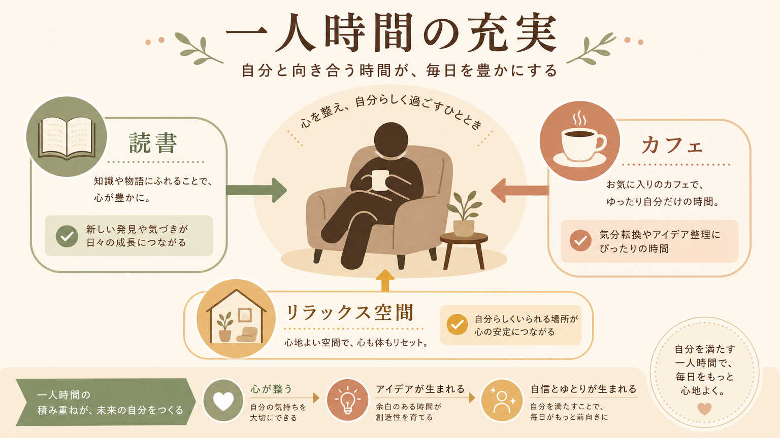 一人時間の楽しみ方とは?結論からわかる充実させるコツ
