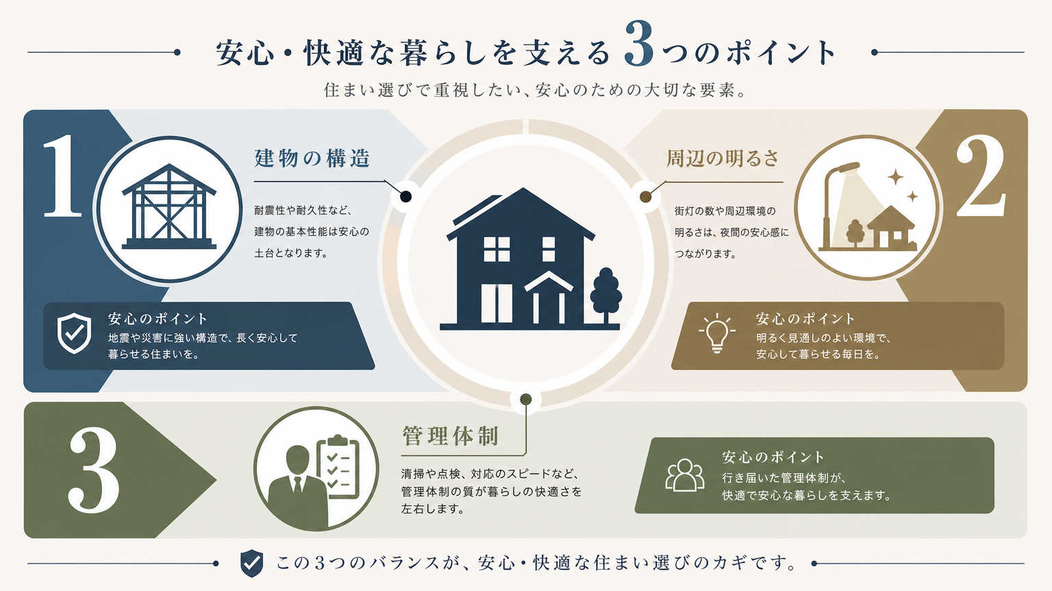 防犯を意識した部屋探しで最初に押さえるべき結論